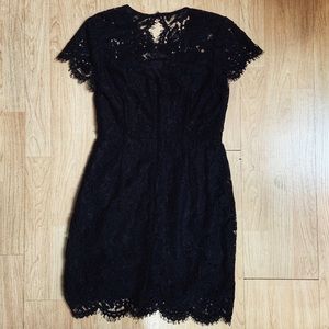 Banana Republic Black Lace Cocktail Dress